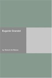 Cover of: Eugenie Grandet by Honoré de Balzac
