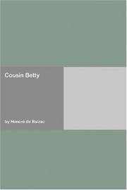 Cover of: Cousin Betty by Honoré de Balzac, Honoré de Balzac