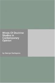 Cover of: Winds Of Doctrine Studies in Contemporary Opinion