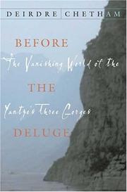 Cover of: Before the Deluge by Deirdre Chetham