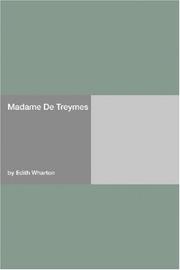 Cover of: Madame De Treymes by Edith Wharton