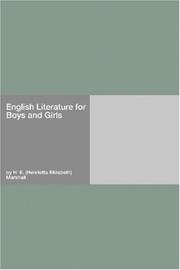 Cover of: English Literature for Boys and Girls