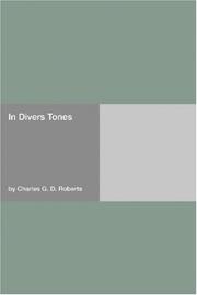 Cover of: In Divers Tones | Charles G. D. Roberts