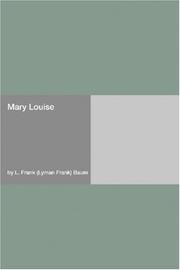 Cover of: Mary Louise
