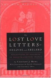 The lost love letters of Heloise and Abelard by C. J. Mews