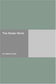 Cover of This simian world