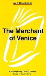 Cover of: The merchant of Venice, William Shakespeare