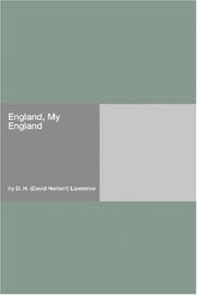 Cover of: England, My England by David Herbert Lawrence, David Herbert Lawrence