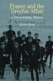 Cover of: France and the Dreyfus affair by Burns, Michael
