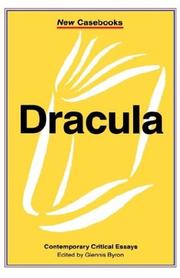 Cover of: Dracula: Bram Stoker (New Casebooks)