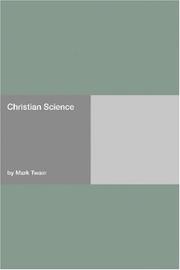 Cover of: Christian Science by Mark Twain