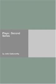 Cover of: Plays  | John Galsworthy