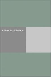 Cover of: A Bundle of Ballads