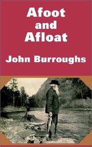 Cover of: Afoot and Afloat
