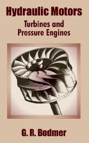 Cover of: Hydraulic Motors: Turbines and Pressure Engines