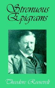 Cover of: Strenuous Epigrams