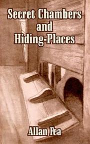 Cover of: Secret Chambers and Hiding-Places by Allan Fea