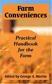 Cover of: Farm Conveniences: Practical Handbook For The Farm