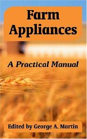 Cover of: Farm Appliances A Practical Manual