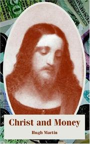 Cover of: Christ And Money