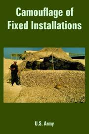 Cover of: Camouflage of Fixed Installations