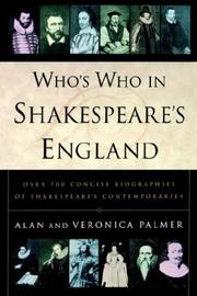 Cover of: Who's who in Shakespeare's England