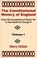 Cover of: The Constitutional History of England from the Accession of Henry VII to the Death of George II