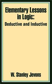 Cover of: Elementary Lessons in Logic by William Stanley Jevons