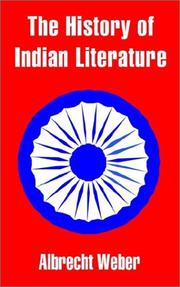 Cover of: The History of Indian Literature