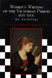 Cover of: Women's Writing of the Victorian Period 1837-1901: An Anthology