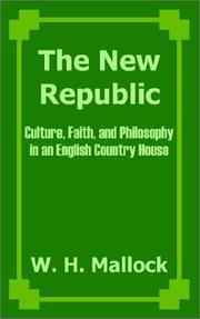 Cover of: The New Republic by W. H. Mallock