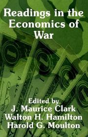Cover of: Readings in the Economics of War