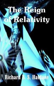 Cover of: The Reign of Relativity