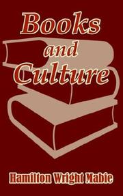 Cover of: Books and Culture by Hamilton Wright Mabie