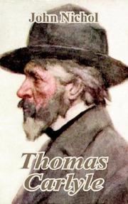 Cover of: Thomas Carlyle