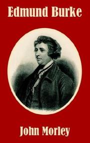 Cover of: Edmund Burke