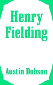 Cover of: Henry Fielding