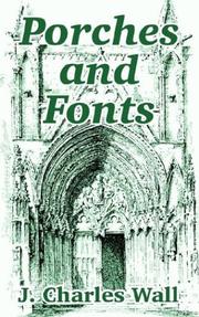 Cover of: Porches and Fonts