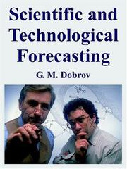 Cover of: Scientific And Technological Forecasting