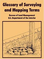 Cover of: Glossary Of Surveying And Mapping Terms