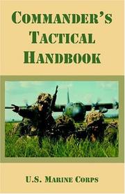 Cover of: Commander's Tactical Handbook