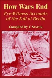 Cover of: How Wars End | V. Sevruk
