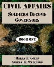 Cover of: Civil Affairs | Harry L. Coles