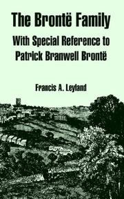 Cover of: The Bronte Family: With Special Reference to Patrick Branwell Bronte