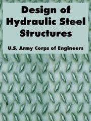 Cover of: Design of Hydraulic Steel Structures