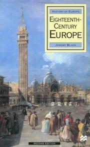 Cover of: Eighteenth century Europe by Jeremy Black