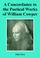 Cover of: A Concordance to the Poetical Works of William Cowper