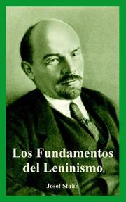 Cover of: Fundamentos Del Leninismo, Los