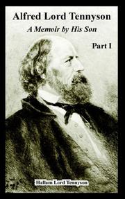 Cover of: Alfred Lord Tennyson by Hallam Tennyson
