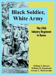 Cover of: Black Soldier, White Army | William T. Bowers